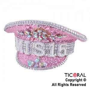 SOMBRERO CAPITAN FASHION MIS 15 ROSA x 1